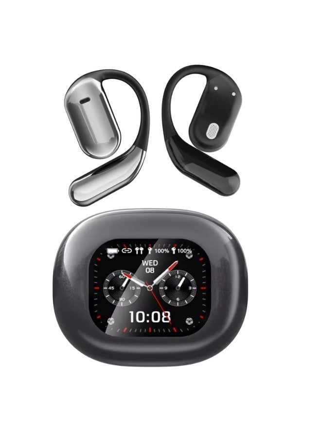 Q16 Pro Open Ear Translation Earbuds - AI Real-Time 144 Language, LCD Touch Screen Wireless Headphones for Business - Image 1